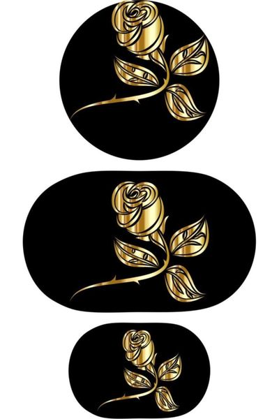 

triple toilet set mat 7011 bath mats