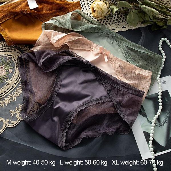 

women's panties 2021 lace women underwear cotton crotch comfortable hollow out lingerie temptation thin section breathable briefs, Black;pink