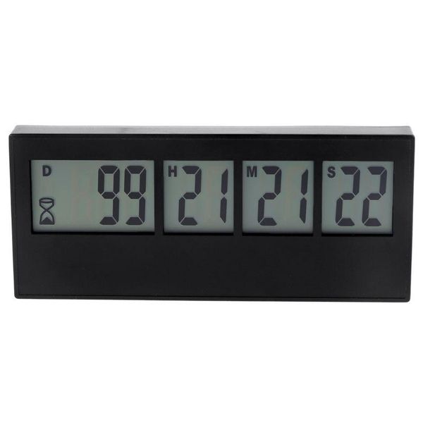 Timers 999 dias contagem regressiva Relógio LCD Digital Screen Kitchen Timer Lembrete para o laboratório de aposentadoria de casamento C90A