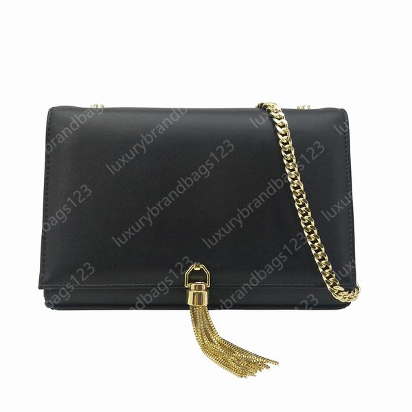 Mulheres Messenger Bolsas Bolsas Mulheres Famosas Marcas Designer Saco De Ombro Senhoras Embreagem Bolsas e Handbags Black Gold Chain Tote Bolsa Feminina