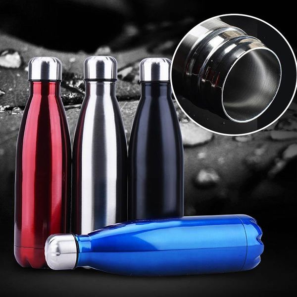 

water bottles 1pc outdoor metal bottle high capacity coke gym vacuum cup sport drinks flask quality