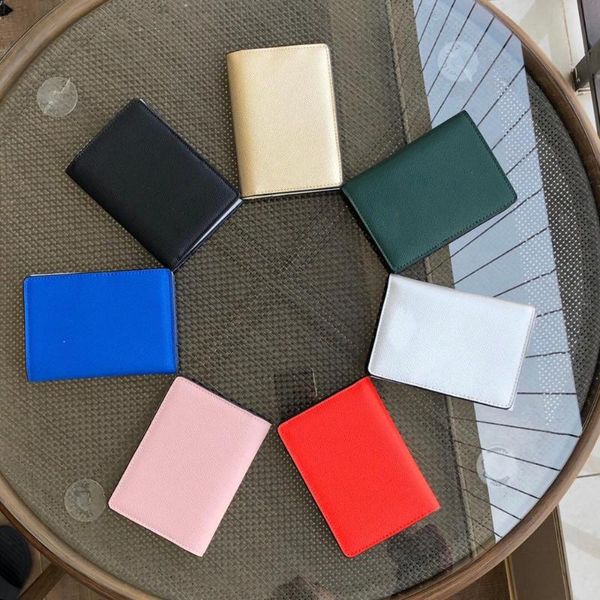 

card holders passport business holder wallet case women pu box no zipper casual letter 2021 18cm 0.02kg 10cm, Brown;gray