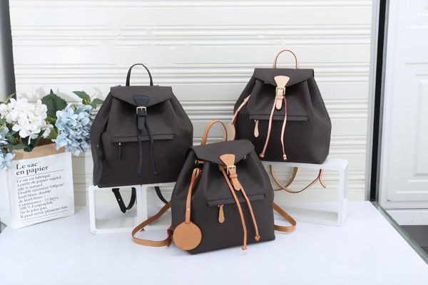 

backpack leather designer knapsack men women backpacks fashion schoolbag satchel back pack 30*27cm