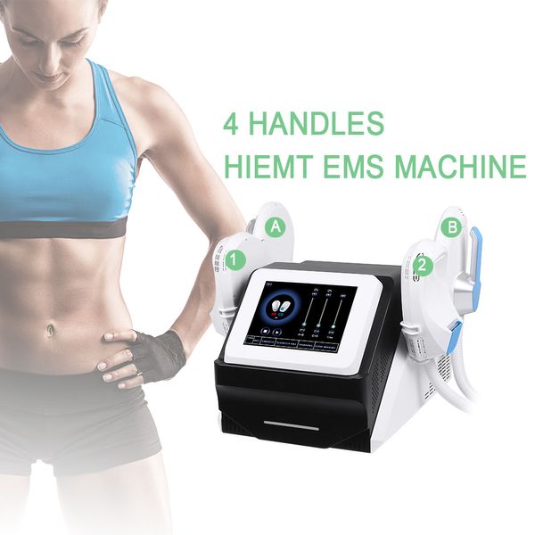 HIEMT Sculpt elettromagnetico Macchina dimagrante stimolatore muscolare magnetico elettrico Brucia grasso Costruisci muscoli Abs Butt Modellamento del body contouring ems strumento di bellezza