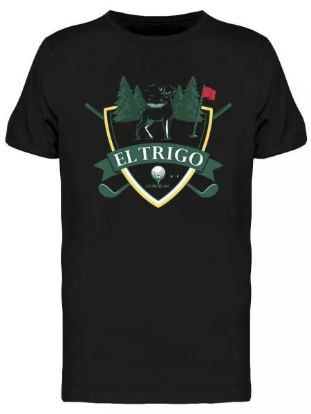 

el trigo golf club tee men's -image by shutterstock, White;black