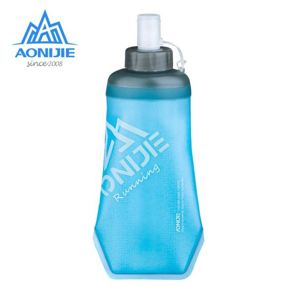 

420ml 500ml foldable soft flask keep ice hydration cold water bottles outdoor sports tpu kettles bottle