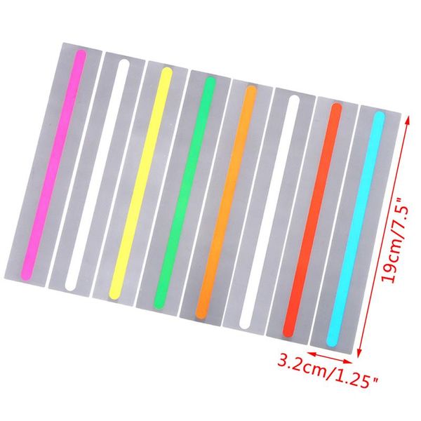 

bookmark 8pcs guided reading highlight strips overlay bookmarks for children