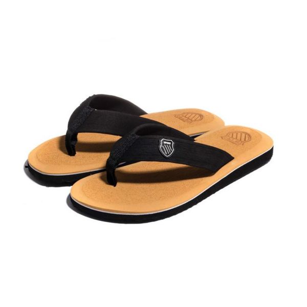 

slippers 2021 summer men's beach sandals non-slip hombre casual shoes, Black
