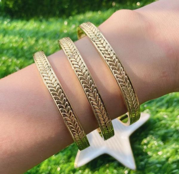 

bangle gold plated 18k open cuff jewelry for women, Black