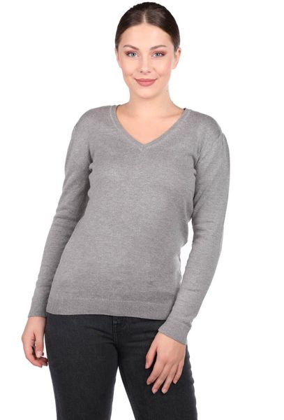 

women's sweaters gray v-neck women knitwear sweater, White;black