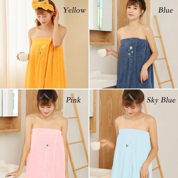 

towel microfiber bathrobe woman shower female soft bath for adults home textiles and sauna towels bathroom quick drying