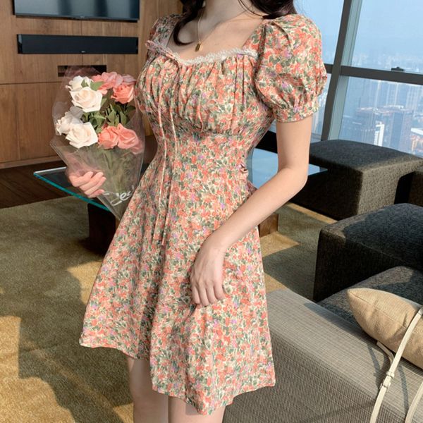 

summer vintage fashions printed mini-girl party dress women's dresses mujer, Black;gray