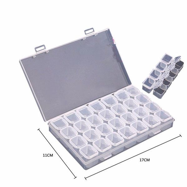 

diamond painting 28 slots embroidery accessories bead box cross stitch cases storage organizer holder home tool
