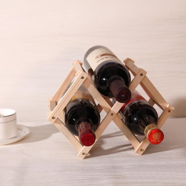 

ice buckets and coolers wine rack wooden folding classical red holder 3 bottle mount kitchen bar display shelf