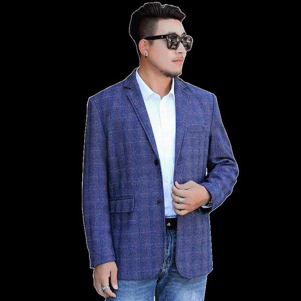 

oversized 8xl men's plaid blazer street casual business meeting jacket super plus size blazers man events office coats suits, White;black