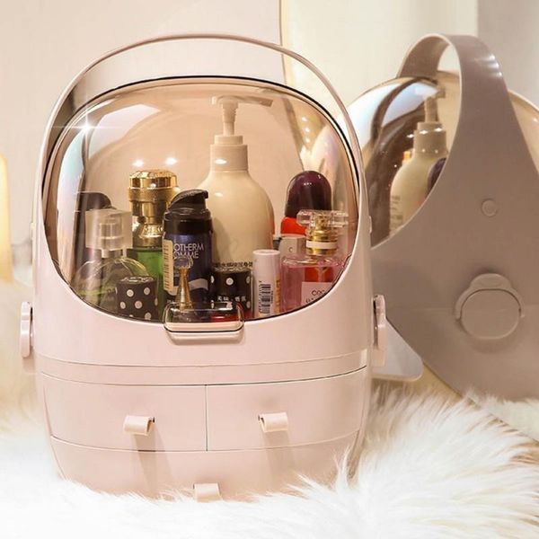 

bathroom storage & organization creative makeup organizer box cosmetic container acrylic lipstick holder jewelry sundries case home decorati