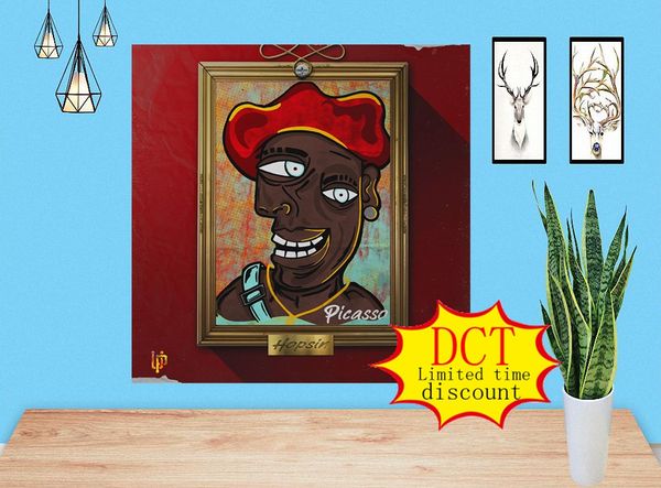 

hopsin picasso album poster music cover silk art print
