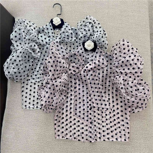 

women shirt o-neck collar short sleeve fashion spring summer ladies loose shirts hr347 210525, White