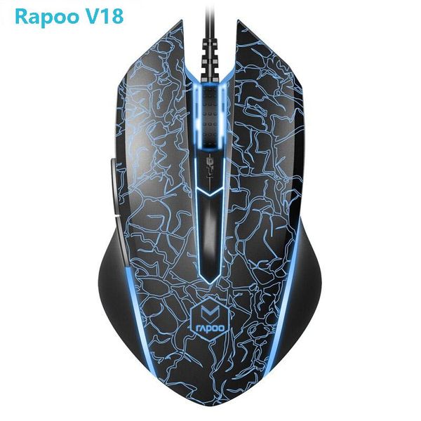 

rapoo v series wired optical gaming mouse, mouse for macro programming games, multiple models are available mice