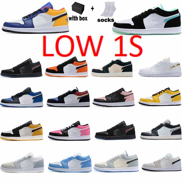

2021 with box mens shoe 1 basketball shoes low 1s blue moon red womens banned bred chicago black toe court purple game royal unc shadow snea