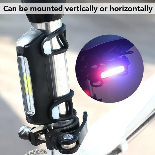 

bike lights outdoor riding led highlight bicycle light rear waterproof usb rechargeable cycling tail taillight