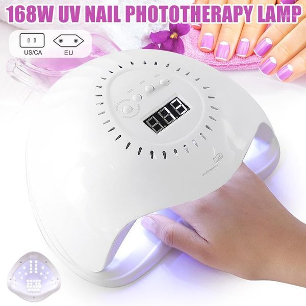 

nail lamp for manicure dryer machine uv curing gel polish with motion sensing lcd display ey661