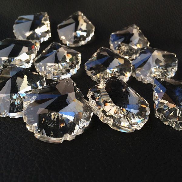 

30pcs 38mm different shape k9 crystal chandelier pendants (rings ) clear lamp parts, curtain accessories