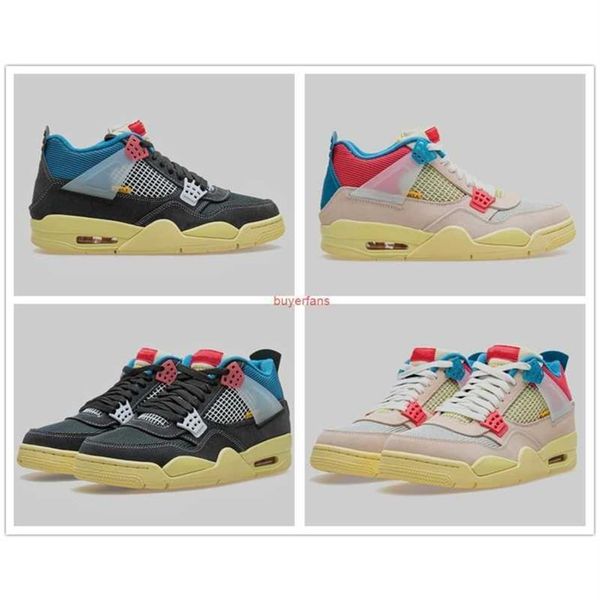 

union la x jumpman 4 womens basketball shoes off noir guava ice 4s lemon venom dc9533-800 dc9533-001 women trainers sports sneakers 36-40a04