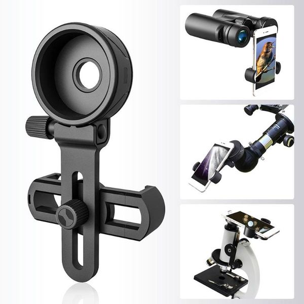 

cell phone mounts & holders portable telescope microscope holder stand durable adapter universal mount fits for almost all smartphone