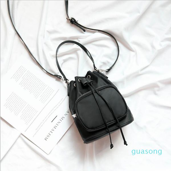 

evening bags waterproof bag female mini joker drawstring oxford cloth handbag with bucket bag on one shoulder