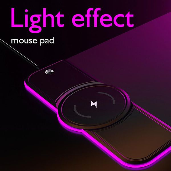 

mouse pads & wrist rests wireless rgb electric pad 10w/7.5w light emitting