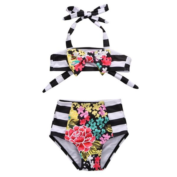 

one-piece suits mother daughter matching swimwear women kids baby girls beachwear bikini bathing swimsuit set