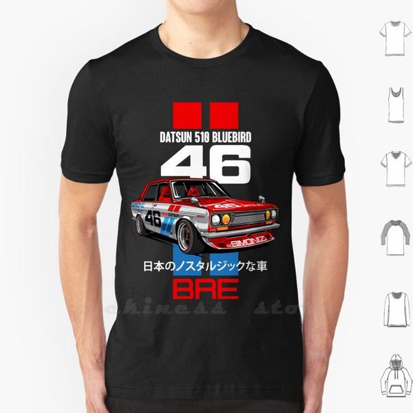 

men's t-shirts datsun 510 bre t shirt men women teenage 6xl jdm japan japanese classiccar old school oldskool 46, White;black