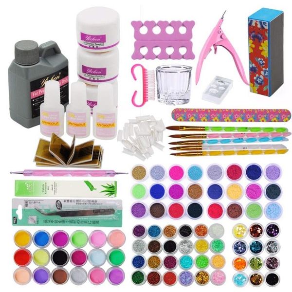 

nail art kits pro 36w uv gel white lamp & 36 color tools sets