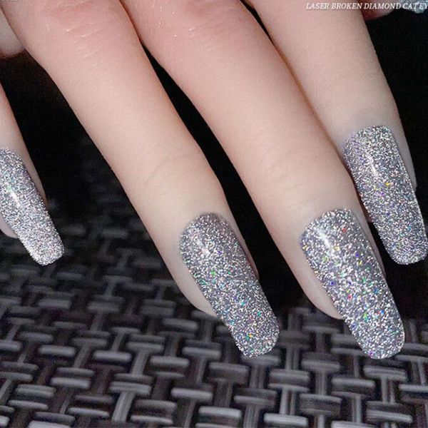 

nail gel 8ml reflective polish shining luminous cat eyes permanent vernis coat uv led varnish soak off art lacque, Red;pink