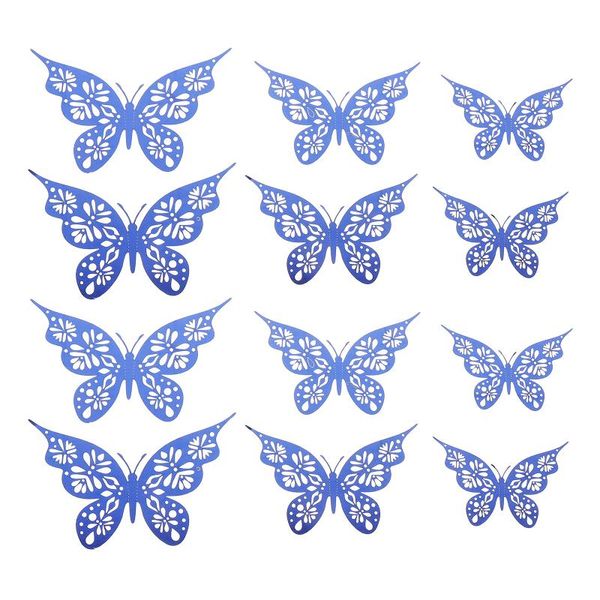 

wall stickers 24pcs hollow butterflies decals