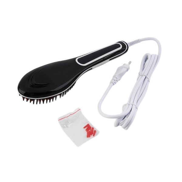 

electric hair brushes intelligent straightener comb lcd iron brush auto massage eu plug perfect combination for your