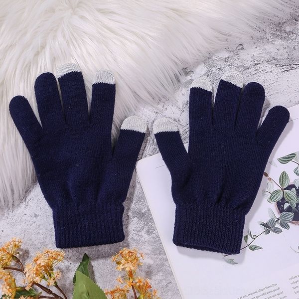 

jzr knitted touch fgerless mittens screen women' for autumnknitted touch screen and women' winter gloves gloves for in autu, Blue;gray