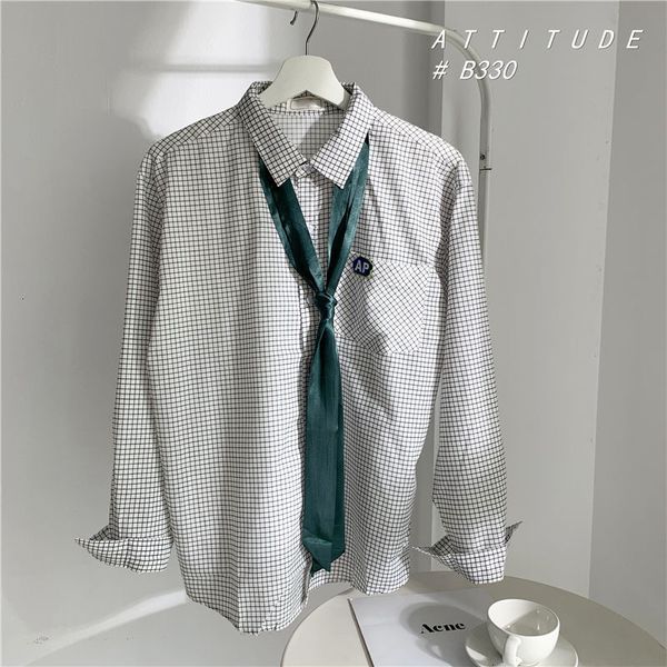 

men's casual shirts autumn new hawaiian shirt long sleeve camisa masculina streetwear printing mens fashion -2xl op8g, White;black