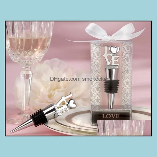 Bar Ferramentas Barware Cozinha, Jantar Casa Jardim O amor pomba Pássaro Sier Chrome Garrafa de vinho cerveja pode abrir nupcial casamento chuveiro favores presente