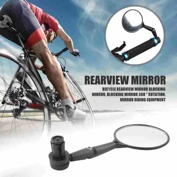 

bike groupsets bicycle mirror bar end 75mm convex rearview adjustable angle for bikes, motorcycles, scooters accessories