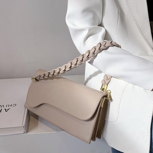 

high-quality western style pu leather underarm bag 2021 fashion spring women's designer shoulder elegant messenger evening bags