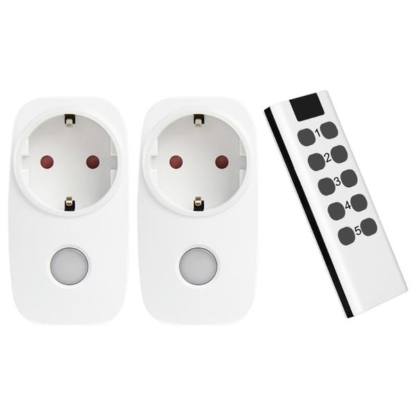 

smart power plugs 2021 wireless remote control socket 16a rf433.92mhz strong signal for use in france/eu be used without wifi 250v