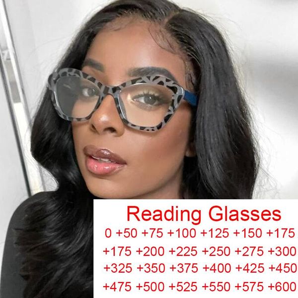 

sunglasses prescription reading glasses women computer eyewear unique gray leopard eyeglasses anti blue light cat eye, White;black