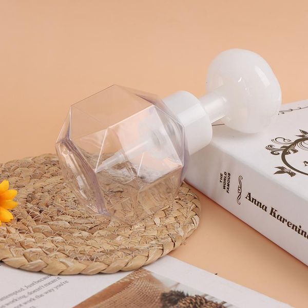 

liquid soap dispenser 250ml flower shape foam foaming pump empty bottle portable bathroom detergent hand wash pumps