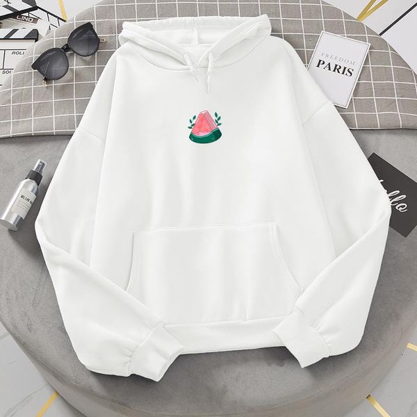

korean harajuku kawaii sweatshirt women autumn pocket cute watermelon graphic hoodie winter long sleeve ladies pink hoodies women's & s, Black