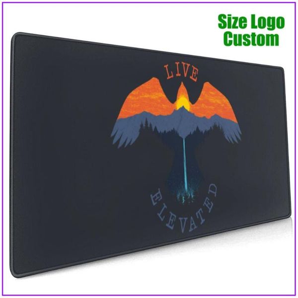

mouse pads & wrist rests eagle soar sunset personalized custom large rgb gamer mousepad alfombrilla raton pc completo with support