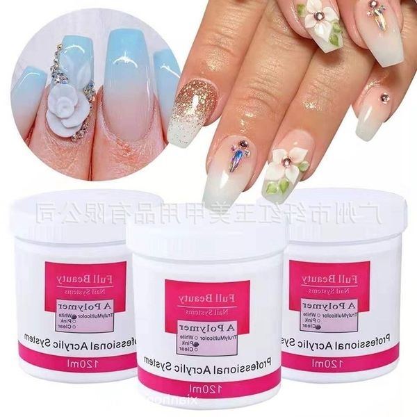 

carved nail pollen 120ml nail special luminous naked crystal powder kg pack, Silver;gold