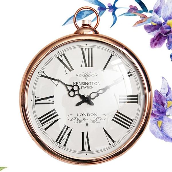 

wall clocks modern glass clock silence hanging decor without battery for bedroom living room home