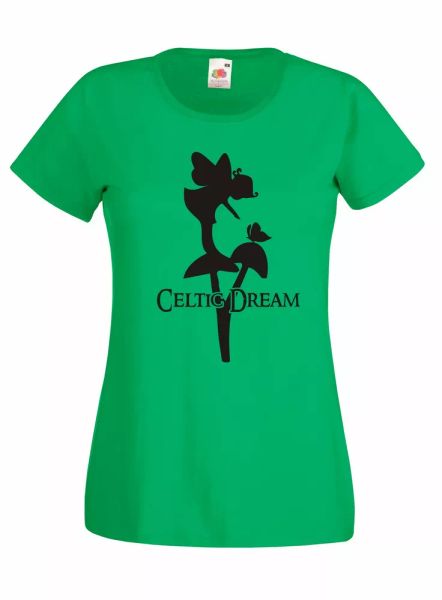 

j753 mesh fairy fairies gnomes t-shirt woman fantasy fairylands celtic dream, White;black